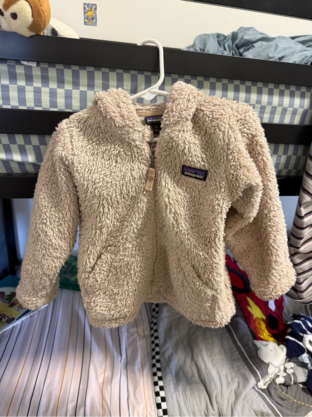 Patagonia Toddler Hooded Sherpa Jacket size 2T